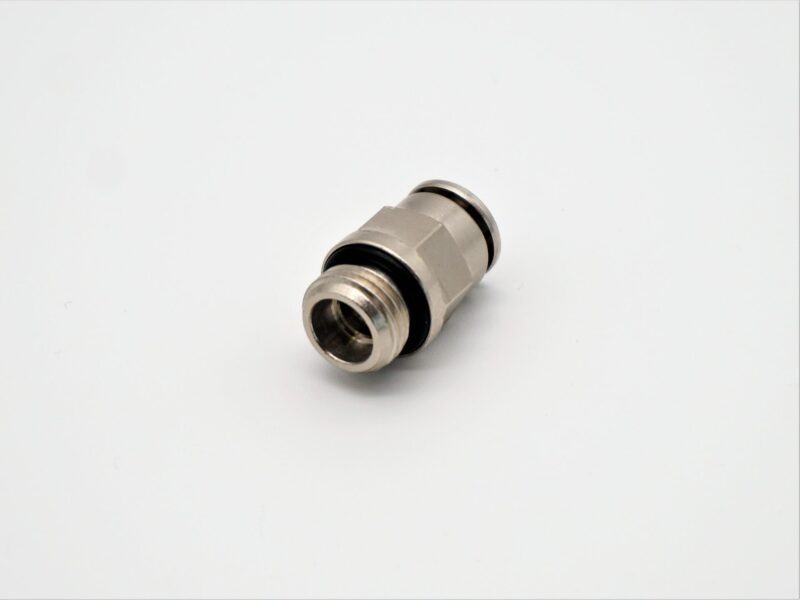 Fitting - AG G 1/4 Zoll / 8mm Luft - Metall Push-In – Bild 2