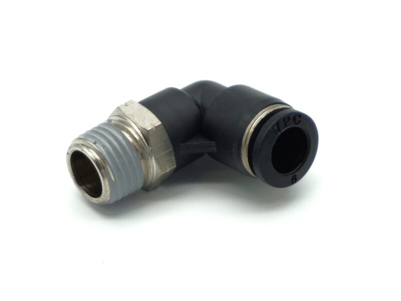 Fitting - AG 1/4 Zoll NPT / 8mm Luft 90° – Bild 2