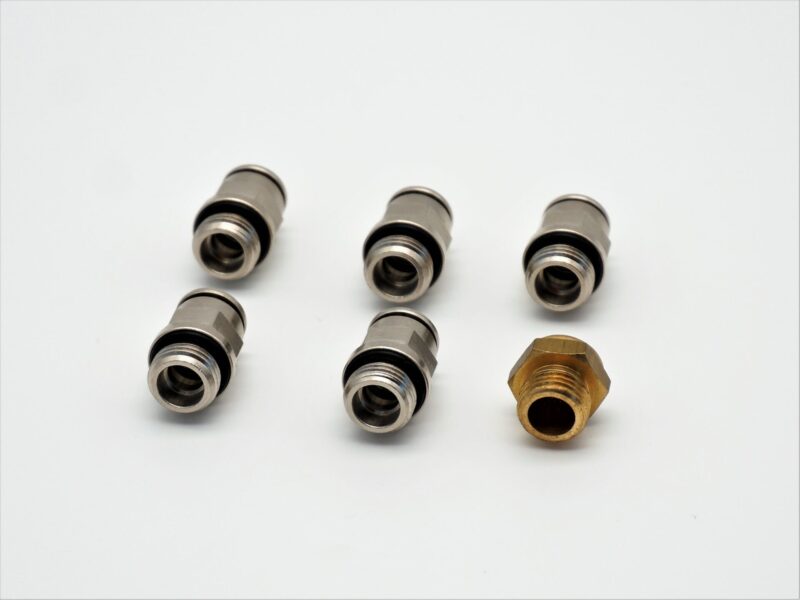 Fitting Kit Management - 1/4 Zoll Gewinde / 8mm Luft - Metall Push-In – Bild 2