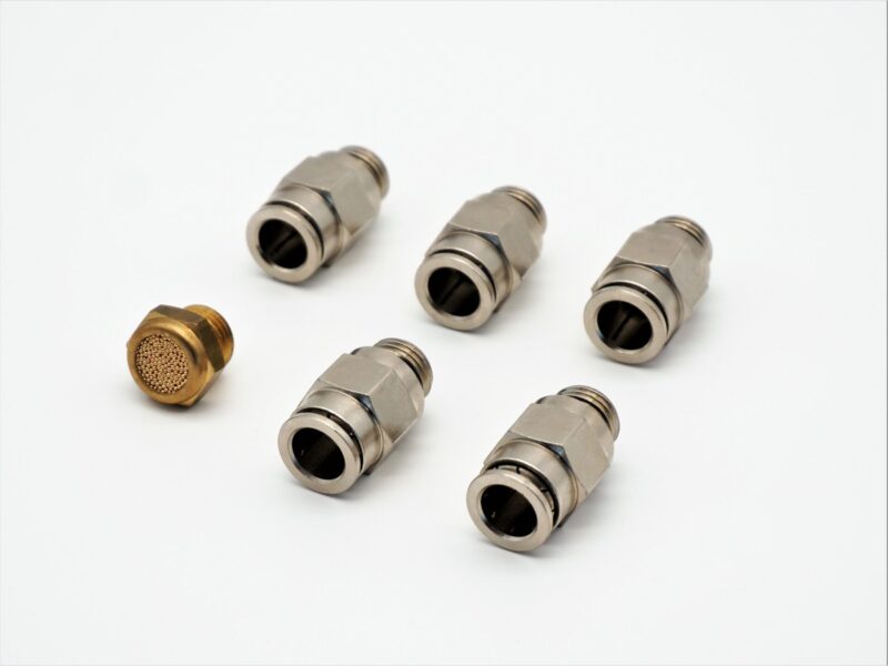 Fitting Kit Management - 1/4 Zoll Gewinde / 10mm Luft - Metall Push-In – Bild 2